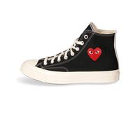 Comme des Garçons Play, ,Shoes ,Donna ,Nero ,38 1/2 EU Sneaker alta in tela