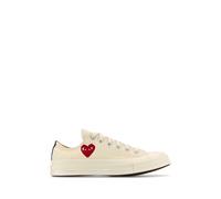 Comme des Garçons Play - Small Red Heart Low Top Sneakers - - Shoes - Donna - Bianco - 41 EU