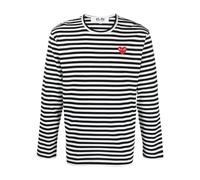 Comme des Garçons Play - T-shirt e Polo neri con stile Converse - - Tops - Uomo - Nero - L