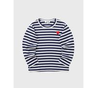 Comme des Garçons Play TEE RED EMBLEM KNIT Tees blue in taglia:Age 1-2 | EU 74-92