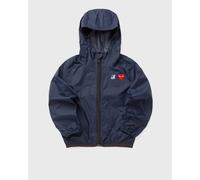 Comme des Garçons Play X K-WAY FULL ZIP JACKET RED EMBLEM Light Jackets blue in taglia:Age 4-6 | EU 104-116