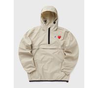 Comme des Garçons Play X K-Way Half Zip Jacket men Windbreaker beige in taglia:S
