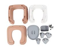 Commedi al sole sunicon, servizi igienici portatili per sedia da uso domestico non slip al bagno per bagno e toilette tozzo con disabilità gli anziani (Coffee)