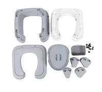 Commedi al sole sunicon, servizi igienici portatili per sedia da uso domestico non slip al bagno per bagno e toilette tozzo con disabilità gli anziani (Grey)