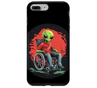 Commedia cosmica con questo alieno rotolante in sedia a rotelle Custodia per iPhone 7 Plus/8 Plus