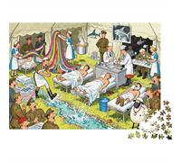 Commedia dell'ospedale di campo degli errori Puzzle in Legno Impermeabile Puzzles Da 1000 Pezzi Regali Per Adulti Divertenti Giochi Educativi
