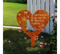 commemorativa a forma di cuore, commemorativa in ricordo, lapide per balcone,