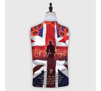 Commemorazione Giorno Gilet Papavero - Lest We Forget Poem Soldato Union Jack