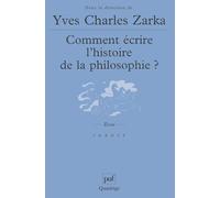 Comment écrire l'histoire de la philosophie ?
