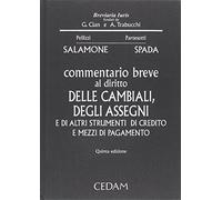 Commentario al diritto delle cambiali degli assegni