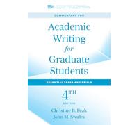 Commentary for Academic Writing for Graduate Students: Essential Tasks and Skills