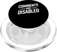 Comments Are Disabled Meme sul sarcasmo su Internet - PopSockets PopGrip per MagSafe