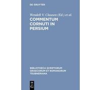 Commentum Cornuti in Persium (Copertina rigida)