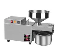 Commercial Automatic Oil Press Machine, 1200W, Cold/Hot Press