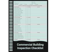 Commercial Building Inspection Checklist: Property Safety, Maintenance, and Compliance Inspection Record for Facility Managers and Building Inspectors.