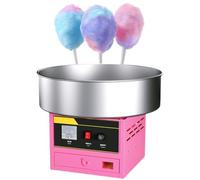 Commercial cotton candy machine, 1200W cotton candy machine, making cotton candy, equipped with stainless steel bowl, sugar spoon, anti-rust coating