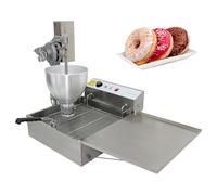Commercial Donuts Making Machine, Semi-Auto Doughnut Maker with Mochi/Ring/Ball Molds and 9L Hopper