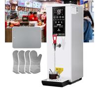 伟 祥 Commercial Hot Water Dispenser, 60L per Hour, 25L Large Capacity, 1000W Electric Instant Hot Water Dispenser, Temperature Adjustable, Countertop, Step-by-Step Fast Heating, Stainless Steel