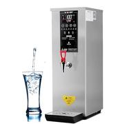 Commercial Hot Water Dispenser, Countertop Water Dispenser with LED Intelligent Control Panel, 60L/h Large Output, Fast Heating, 25 L Large Capacity, Timer, Temperature Adjustable, Stainless Steel