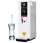 Commercial Hot Water Dispenser, Countertop Water Dispenser with LED Intelligent Control Panel, 60L/h Large Output, Fast Heating, 25 L Large Capacity, Timer, Temperature Adjustable, Stainless Steel