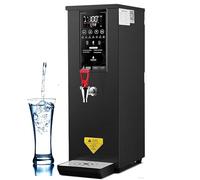 Commercial Hot Water Dispenser, Countertop Water Dispenser with LED Intelligent Control Panel, 60L/h Large Output, Fast Heating, 25 L Large Capacity, Timer, Temperature Adjustable, Stainless Steel