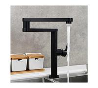 Commercial Kitchen Sink Faucet with Hot & Cold Water - Brass Pot Filler Dual Function Swing Arm Single Handle Deck Mounted Elegant Orb Finish