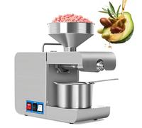 Commercial Oil Press Machine with Heating, Cold & Hot Extractor 4-6kg/h