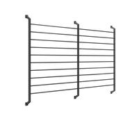 Commercial Wall Mounted Fabric Sto Rack 20 rotoli di vinile nizer con asta regolabile per pelle e pellicola per finestre Salvaspazio Solut (160 x 312 x 14 cm)