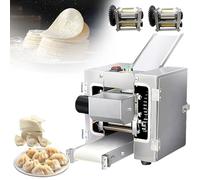 Commerciale Elettrico Dumpling Maker 140W Automatico Dumpling Wrappers Press con Dumpling Wrapper Stampo+Noodle Mold 50-60pcs/MinDough Sheeter per Ristoranti Involtino Primavera/Pierogi/Ravioli Uso
