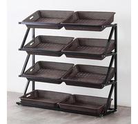 Commerciale Frutta Verdura Display Rack Al Dettaglio Snack nizer per il Contatore Mercato Produce Holder Drogheria Shelf Storage Solution Efficient Market Merchandising System