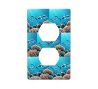 Commerciale residenziale resistente agli urti del materiale resistente agli urti del PC delle balene del mare profondo della piastra della parete del Regno Unito