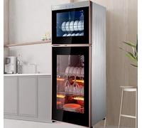 Commerciale Singola Doppia Porta Asciugapiatti Professionale Cucchiaio E Forchetta Sterilizzatore Disinfezione Armadio,Prendersi Cura Salute,Iniziare Con Stoviglie Pulite,42 * 36.5 * 102cm