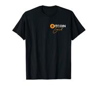 Commercianti Di Bitcoin Regali Maglietta Cripto BTC Bitcoin Trader Unisex Adulti Nero T-Shirt Manica Corta Small