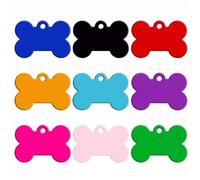 Commercio All'ingrosso 100 Pezzi Nome Personalizzato Di Cane E Gatto Numero Di Telefono Indirizzo Targhette Identificative Targhette Per Animali Domestici In Alluminio Pendenti Targhette Identifi