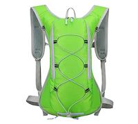 Commercio Estero Borsa per l'acqua da Equitazione per all'aperto a Prova di Spruzzi Escursionismo Borsa a Tracolla da Viaggio per Arrampicata Zaino da Ciclismo (Green, One Size)