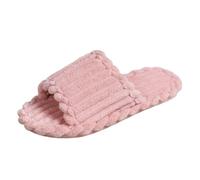 Commercio Estero Cordone UNA Parola Apertura Dita Aperta Pantofole Adulti Uomini E Donne Coppia Pantofole Al Coperto, Colore: rosa., 43 EU