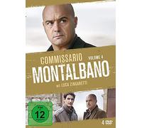 Commissario Montalbano - Vol.4 [4 DVDs] (DVD) Luca Zingaretti Peppino Mazzotta