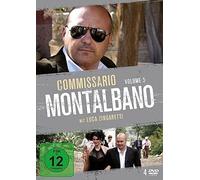 Commissario Montalbano - Vol.5 [4 DVDs] (DVD) Luca Zingaretti Peppino Mazzotta