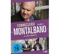 Commissario Montalbano - Vol.6 [4 DVDs] (DVD) Luca Zingaretti Peppino Mazzotta