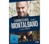 Commissario Montalbano - Vol.3 [4 DVDs] (DVD) Luca Zingaretti Peppino Mazzotta