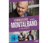 Commissario Montalbano - Vol.6 [4 DVDs] (DVD) Luca Zingaretti Peppino Mazzotta
