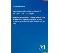 Commission Implementing Decision (EU) 2024/2207 of 29 August 2024: concerning certain emergency measures relating to sheep pox and goat pox in Greece ... Greek text is authentic) (Text with EEA [...]