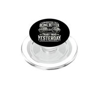 Committed To Being Better Than I Was Yesterday PopSockets PopGrip per MagSafe