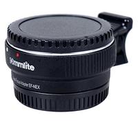 Commlite - Adattatore EF-NEX EF-E MOUNT per obiettivo Canon EF EF-S e attacco Sony E NEX 3/3N/5N/5R/7/A7 A7R, con funzione autofocus elettronico, full frame - nero