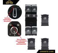 Commodo Fari Molette Retro + Pulsanti Alza Vetro Previsto VW SHARAN 5K0959855XSH