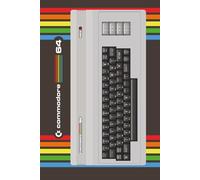 Commodore 64 Retro Notepad - Home Computer Notebook of Classic 8-Bit Vibes with Nostalgic Poem on Back Cover - Gift for Dad: 120 Pages | Hardcover