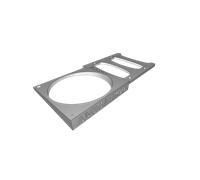 Commodore amiga A1200 Cooling mounting fan Bracket 3D printed