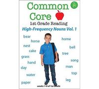 Common Core 1st Grade Reading - High-Frequency Nouns, Vol. 1