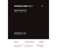 Common Core Bible: JPS - 5 - Plain - English - Transliterated - Hebrew