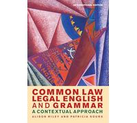 Common Law Legal English and Grammar: A Contextual Approach